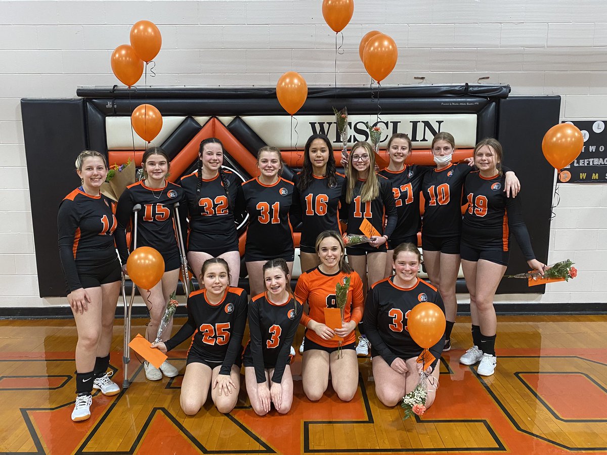 8th Grade Night for this awesome group of girls and their families! So proud of each and every one them! #wesclinwarriors #dreambelieveachieve