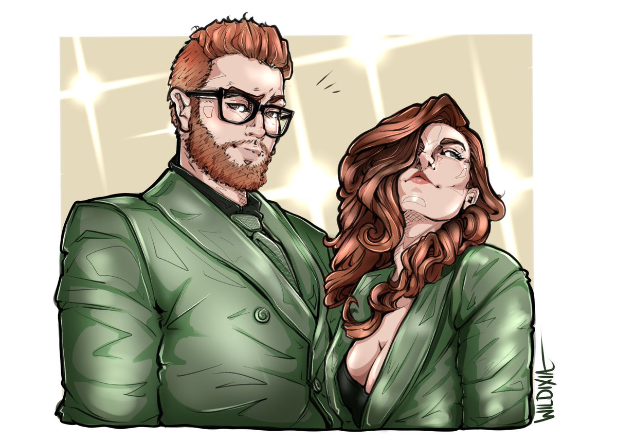 wildixia's tweet photo. You know I had to draw them in these SUITS✨@PaymoneyWubby @alluux https://t.co/w5WoQ29kKF
