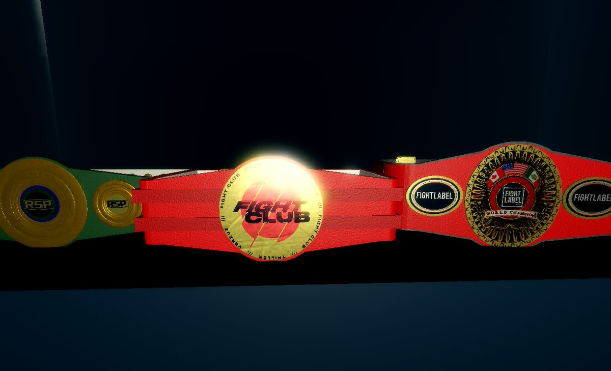 RobloxFightClub's tweet photo. that look nothing like a boxing title, ro-wrestling type shit💀

lemme show you what a real boxing championship looks like. https://t.co/dZMaERUzof