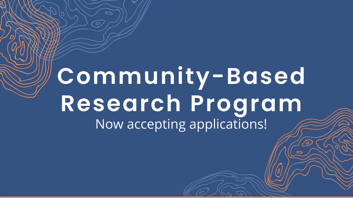 Community-Based Research Program is open! Get in touch with any questions- including about disability led research #disabilityled disability.unimelb.edu.au/home/funding/c…