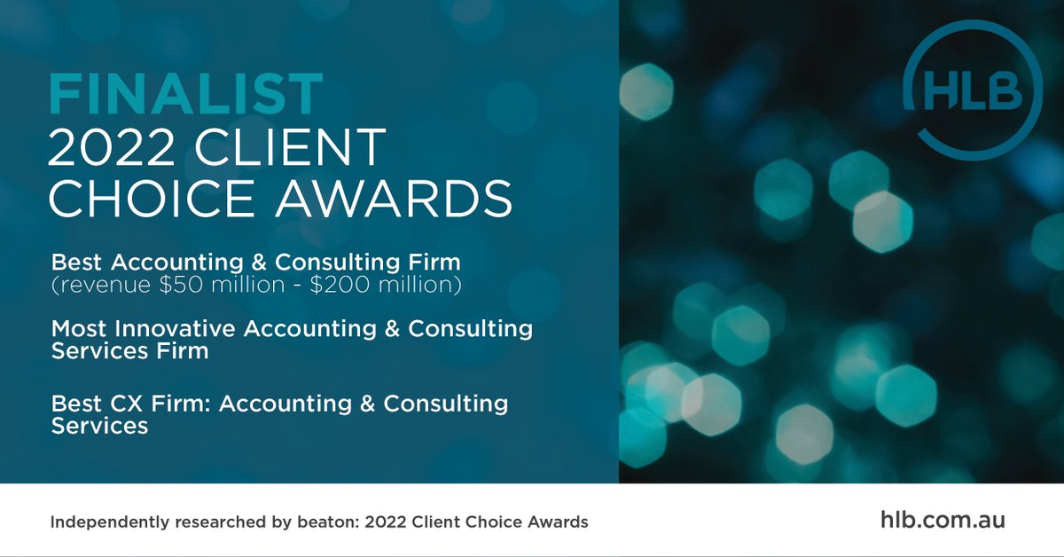 HLB Mann Judd has been shortlisted for three Client Choice Awards. We appreciate the continued support demonstrated by our valued clients through participation in <a href="/beatonglobal/">beaton</a> research. Congratulations to our incredible people for this recognition. bit.ly/3KJVhNA