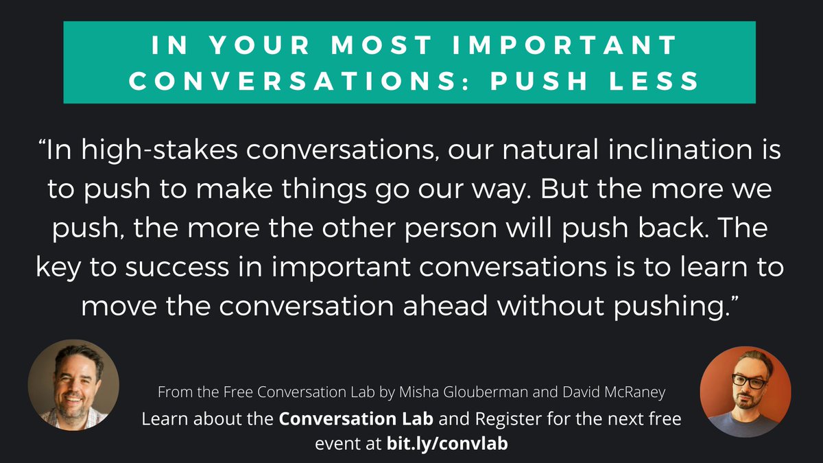 mishaglouberman's tweet photo. From the #conversationlab with @davidmcraney of @notsmartblog https://t.co/Fx3S0DpA42 https://t.co/aLK5L8Fr9n