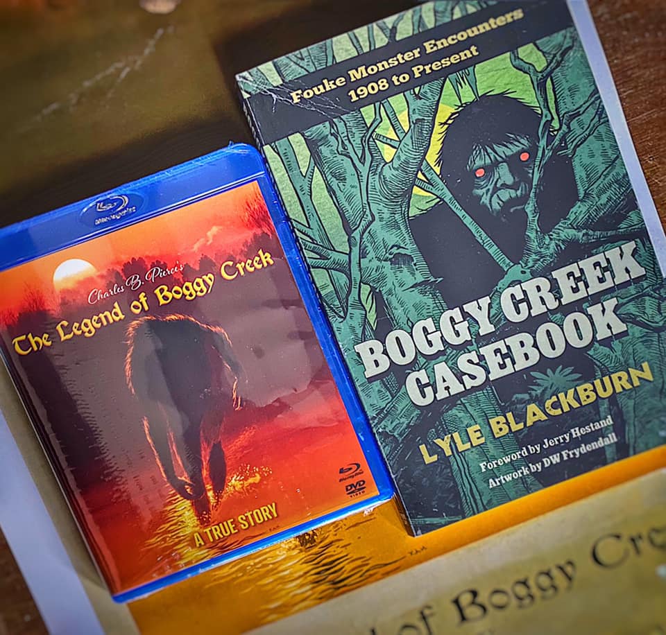 LegendBoggy's tweet photo. #CharlesBPierce #TheLegendofBoggyCreek fully-restored &amp; remastered PLUS @BlackburnLyle #BoggyCreek Casebook...https://t.co/DRaEG6SBRk https://t.co/ddL333d3BI