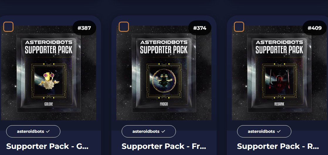 Dub_wizard's tweet photo. 🎉Let's show love to the huge Asteroidbots game!
#Giveaway 6 Supporter Pack!🥳

- Flw @asteroidbots @Dub_wizard

- RT #WAX adr👇

- Ends in 72h gl🙏

👉https://t.co/oVuqU8kfuL

#NFT #NFTs #NFTCommunity #nftcollector #NFTGame #NFTGiveaway #P2E #Giveaways #WAXP 
@WAX_io @AtomicHub https://t.co/EAz4odIiTd