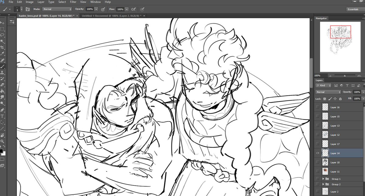 found some hades fanart so i am warming up with it..!! https://t.co/B7QsF0waPX