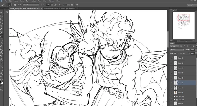 found some hades fanart so i am warming up with it..!! https://t.co/B7QsF0waPX 