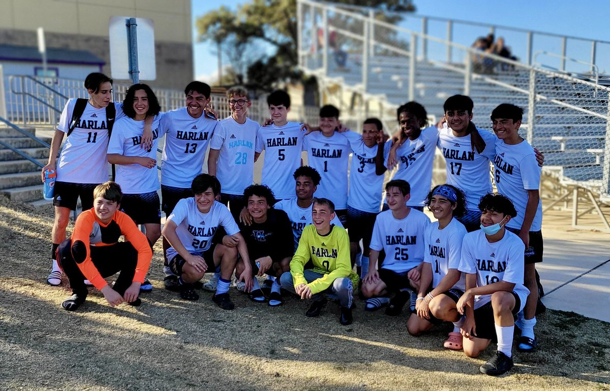 HarlanSoccer's tweet photo. @NISDHarlan @HarlanPtsa @HawksPrideSA #learning #season finishing with a 2-1 #HawkDub #LHG https://t.co/vyHOFZaTEW