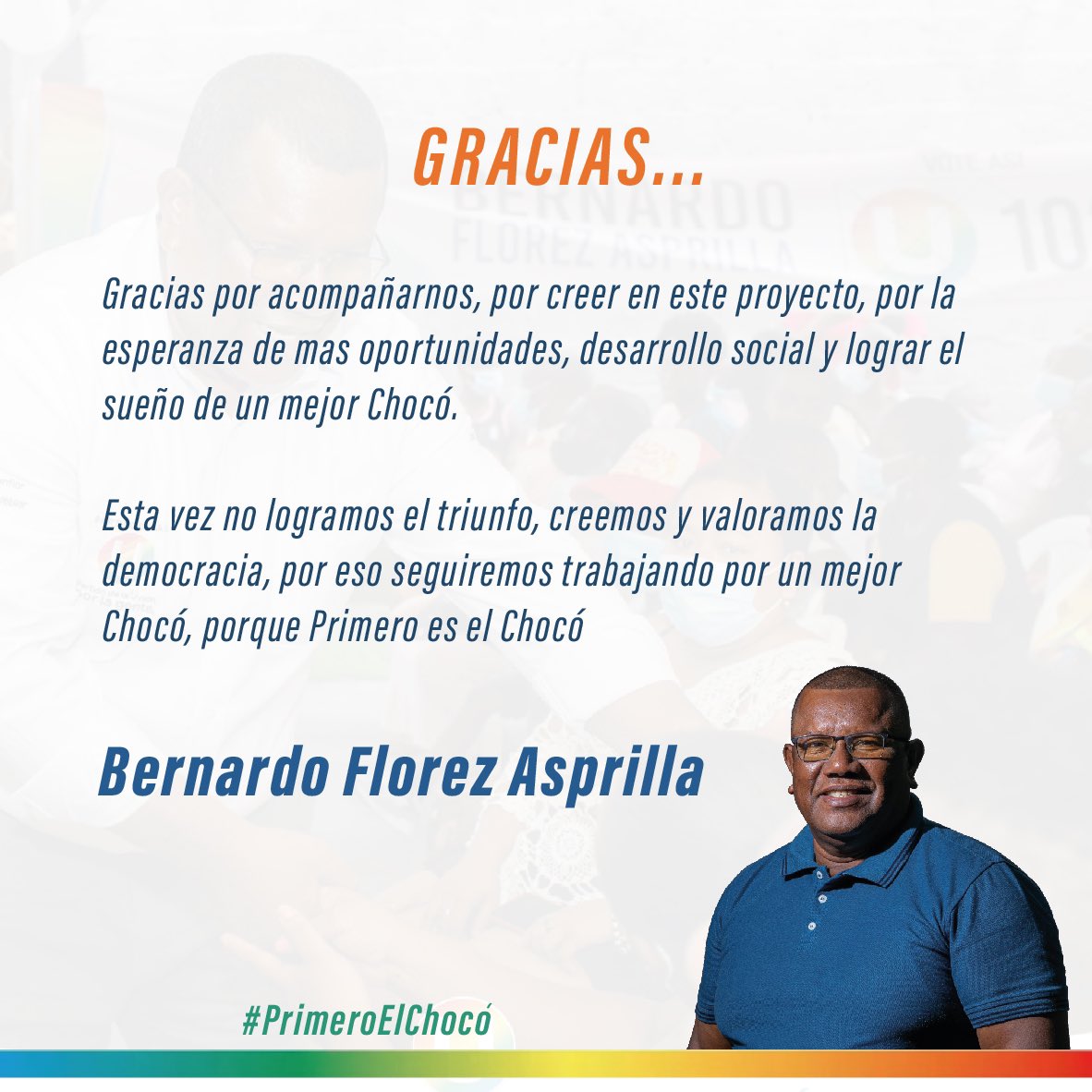 ¡Gracias!
#PrimeroElChocó