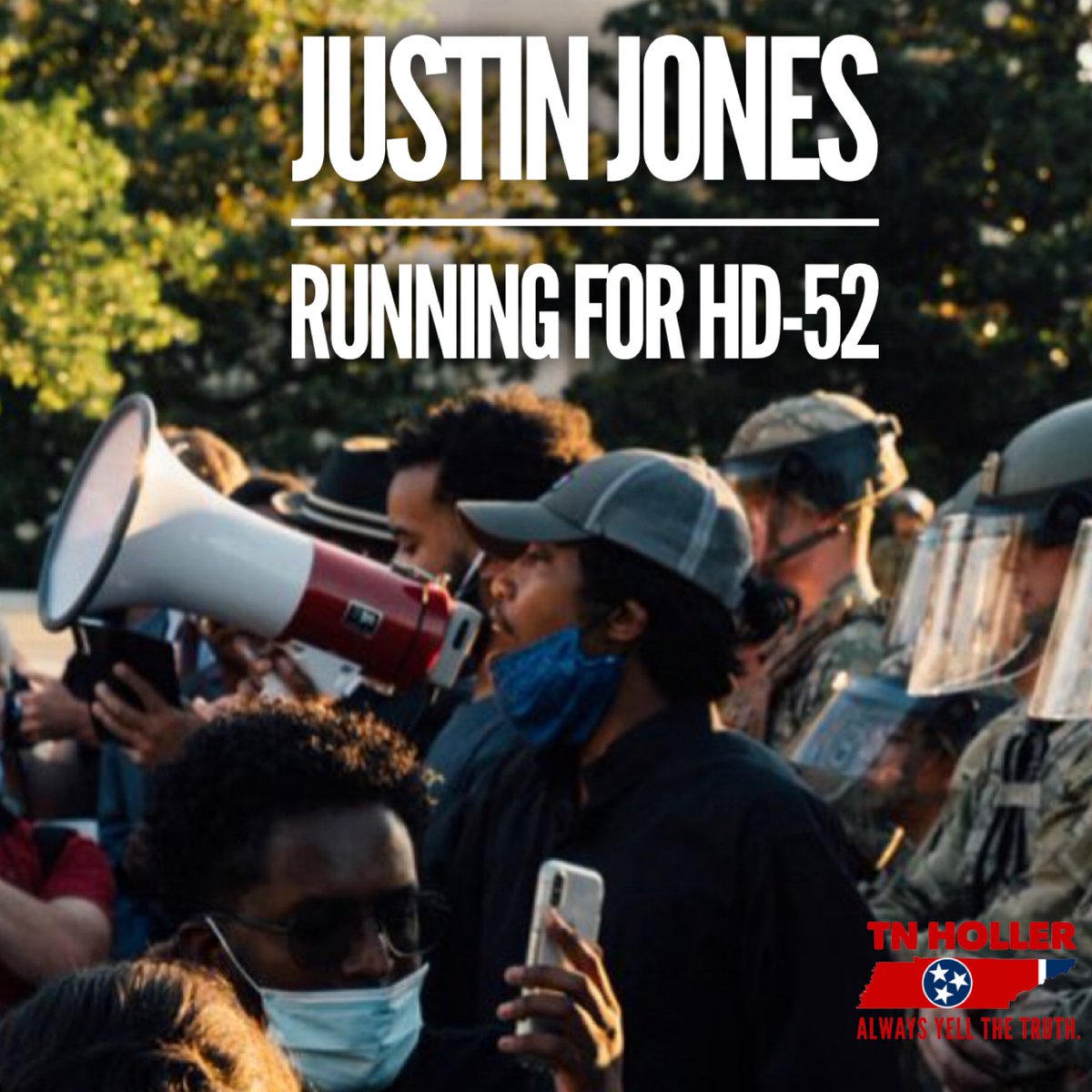 TheTNHoller's tweet photo. NEW: NASHVILLE — good trouble-making activist @brotherjones_ has pulled a petition to run to replace retiring @RepMikeStewart in TN House District 52. https://t.co/8kVClLvwkV https://t.co/s3EPCiAipn