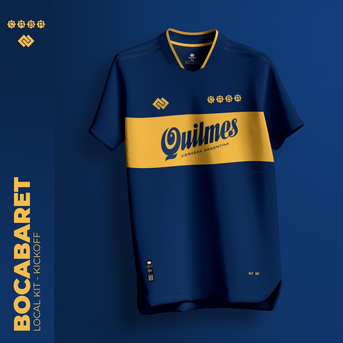 𝘉𝘖𝘊𝘈𝘉𝘈𝘙𝘌𝘛 × 𝘒𝘐𝘊𝘒𝘖𝘍𝘍 💙💛

Presentamos la casaca titular que usará Bocabaret esta proxima temporada, y como no, tenía que ser presentada en la mayor calidad y con la mejor marca. 4K 
Simplemente sexo. 

#BocabaretEsKickOff
#VamosTanguero 💙💛