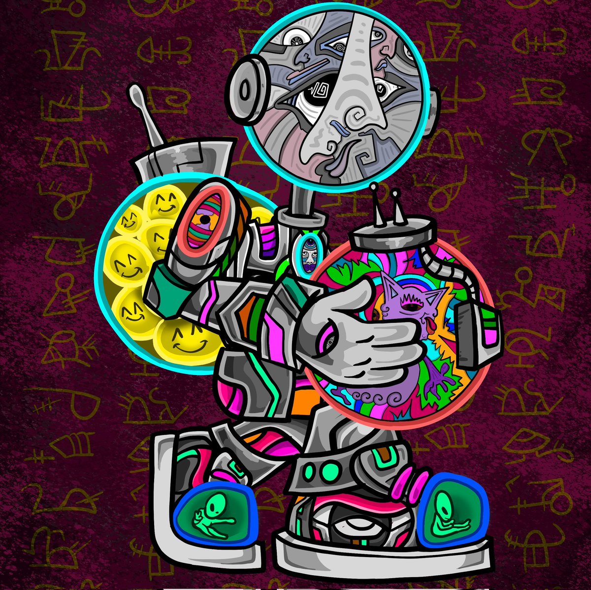 FTM_Terraformer's tweet photo. First sneak peek 
@FTM_Terraformer 

Collaborative generative project
On $FTM 
@clokkworky x @JAKEEY31 

Dropping march 16th https://t.co/kG463G3azD