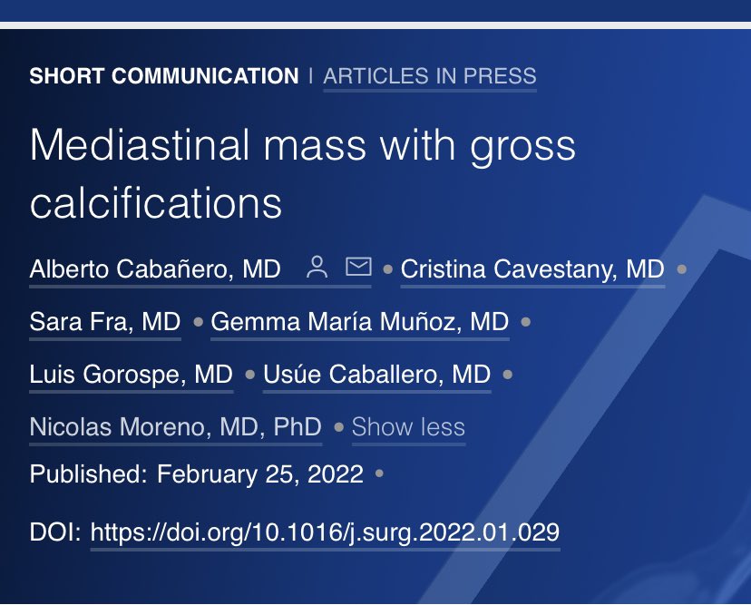 SurgJournal's tweet photo. Mediastinal mass with gross calcifications

@Acabanero @Usuecaballero @nicomoreno241 
@me4_so @Cirbosque @some4mv 

 https://t.co/Rj7pNsOVvm https://t.co/wj5dNNAnrR
