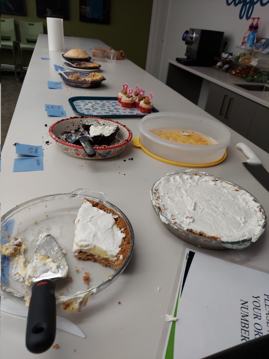 SnideDogger's tweet photo. #PiDay at @NetsmartTech https://t.co/TchxAdTn0u