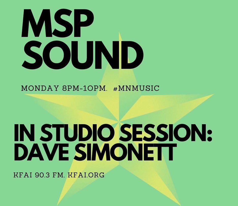 mspsoundkfai's tweet photo. Mondays are made for MN Music - 8pm-10pm @kfaiFMradio 

In studio session with Dave Simonett 
Recorded in 1/22 Future Condo Studio Engineered by John Peters

New music Products  
 The Bad Man   Mary Bue Music  Whalen and the Willows Murcuri @murdercurious Hot Freaks GrayBeat https://t.co/ci4QzIOjQJ