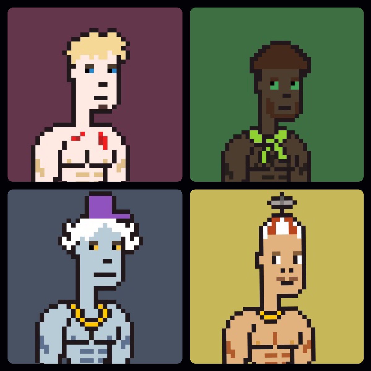 GymPunkNFT's tweet photo. Traits are coming along beautifully😜

Which one is your favorite? We’ll pick some people for our whitelist 👇
#NFT #NFTCollection #NFTs #NFTCommumity 
#NFTGiveway https://t.co/EIasYCss2w