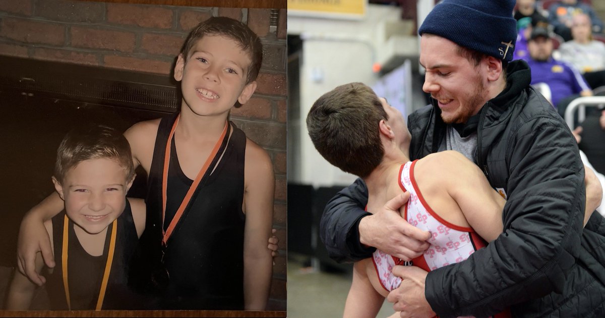 SRNRHazelwood's tweet photo. It started with a radio. It ended with snakeskin suit coats. But in between, St. Paul's Casper Caizzo watched several families, including his own, produce state placers. Sunday night, on the shoulders of those past families, he reached the pinnacle:

 https://t.co/xVQE7lIUW1 https://t.co/pV2FtaadjN