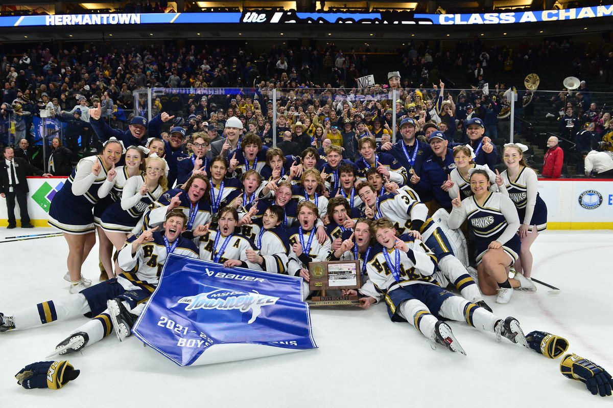 Thank you <a href="/HAHA_Hockey/">Hermantown Hockey</a> @hawksblc @HawksISD700  <a href="/hermantownmn/">City of Hermantown</a> 
Coaching this team and achieving a State Championship has been the honor of my life. To the boys, and Coaches, thank you for taking me on this ride with you. We walk together, forever, as Champions! 

United Pursuit!