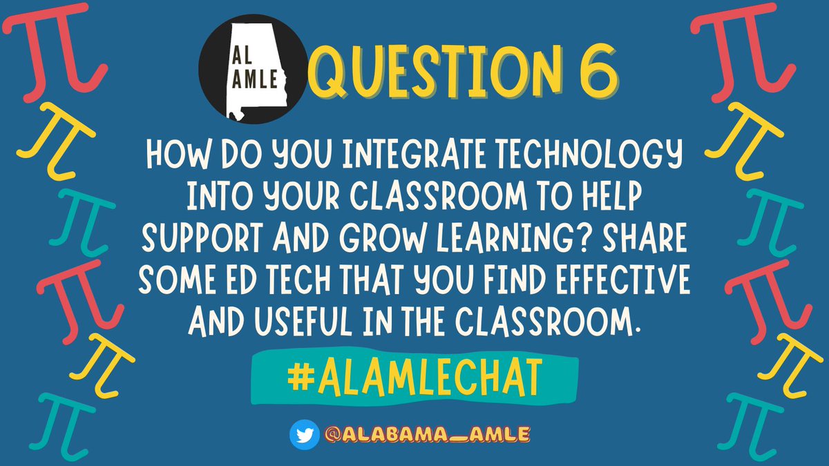 alabama_amle's tweet image. Q6: how do you integrate technology into your classroom to help support and grow learning? Share some #EdTech that you find effective and useful in the classroom. 

#ALAMLEchat #ALAMLE
