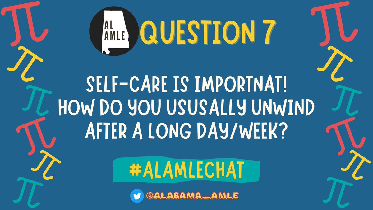 alabama_amle's tweet image. Q7: Self-care is important! How do you usually unwind after a long day/week?

#ALAMLEchat #ALAMLE