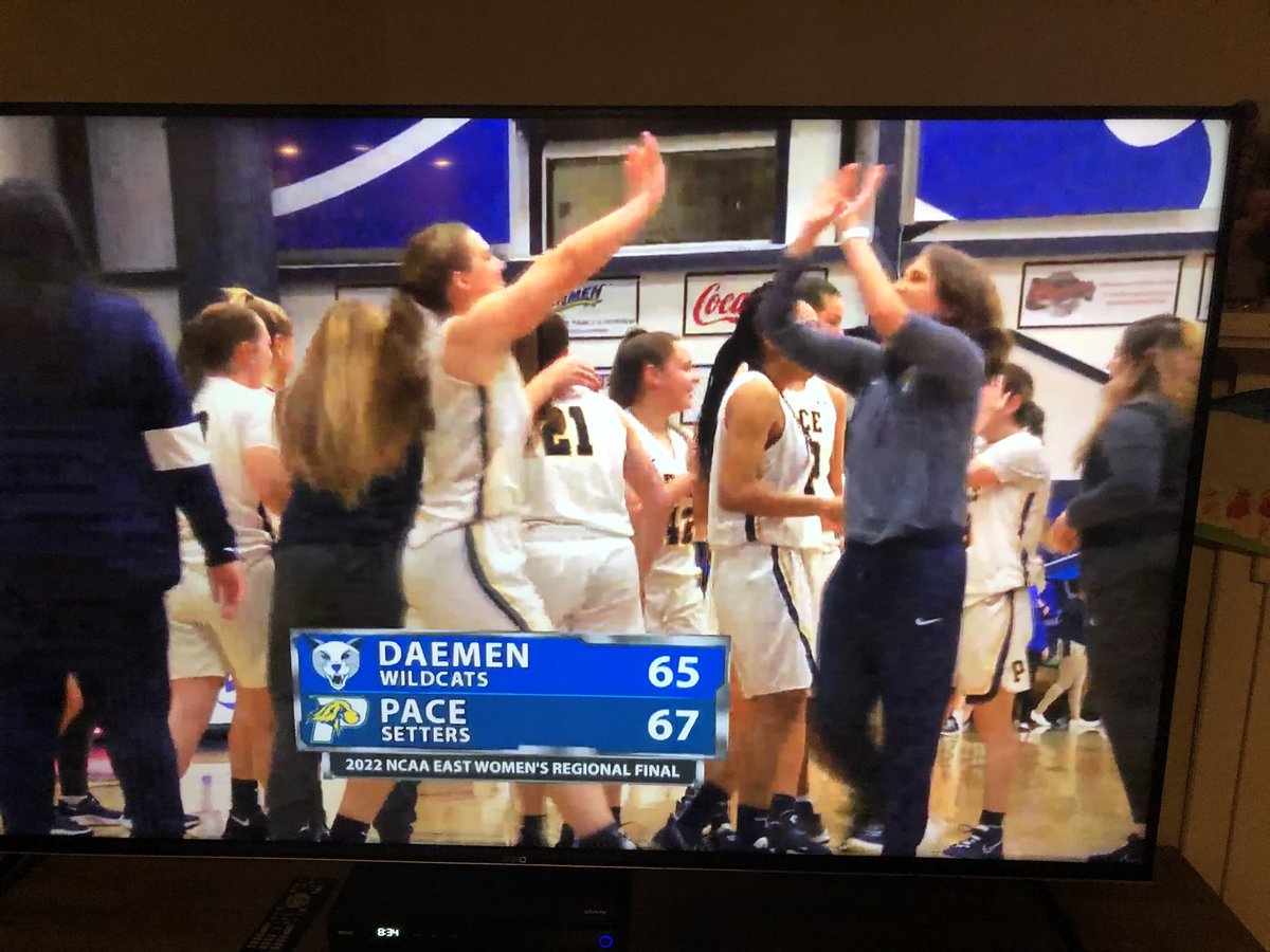 Congratulations <a href="/PaceWBB/">Pace Women's Hoops</a> on the regional title!!! Awesome game to watch!! Keep it going and good luck in the elite 8!!! <a href="/TheNortheast10/">The NE10</a>