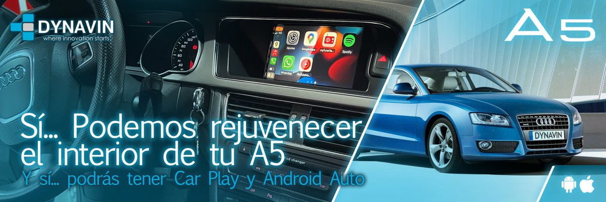 Dynavin España (@dynavinespana) on Twitter photo Sí... Podemos rejuvenecer el interior de tu A5. Y sí... Podrás disfrutar de CarPlay y Android Auto...
#carplay #androidauto #applecarplay #apple #caraudio #mercedes #bmw #audi #android  #dynavin #customaudi #tunningaudi #a5 #pantallaa5 #screenaudi #audirestyling #pantallaaudi Sí... Podemos rejuvenecer el interior de tu A5. Y sí... Podrás disfrutar de CarPlay y Android Auto...
#carplay #androidauto #applecarplay #apple #caraudio #mercedes #bmw #audi #android  #dynavin #customaudi #tunningaudi #a5 #pantallaa5 #screenaudi #audirestyling #pantallaaudi