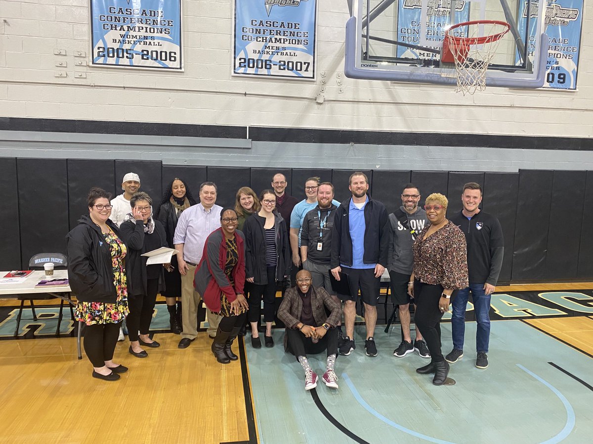 _mgregg50's tweet photo. New faces, no problems. A little βspeed datingβ to get to know each other in admissions, financial aid and Athletics. Thanks for the participation! β¦@wpuknightsβ© https://t.co/JLYpIrwGBH