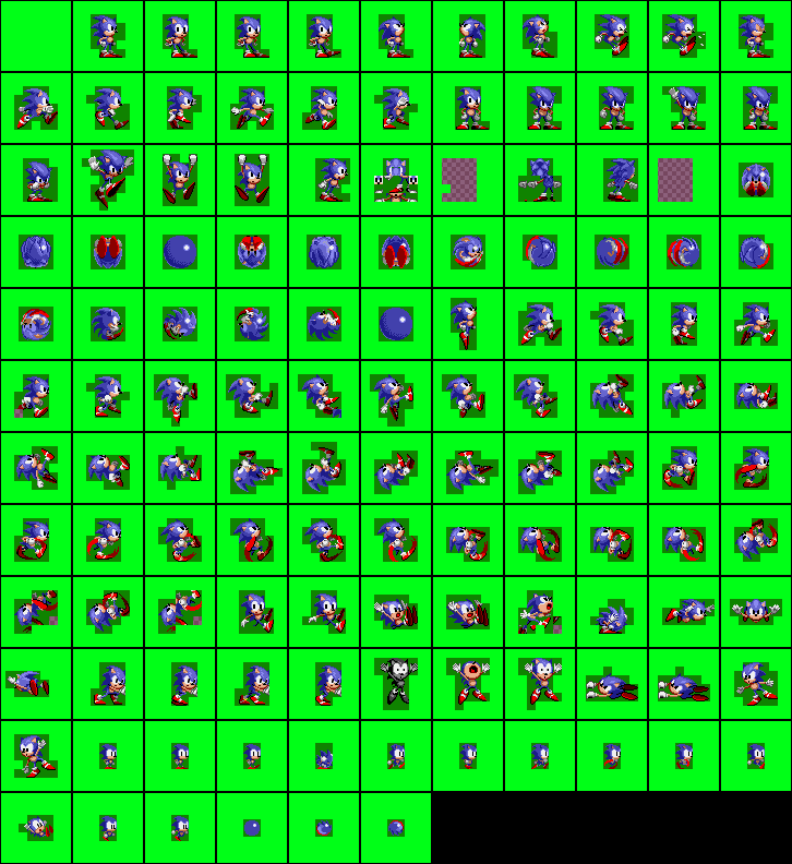 The VG Resource - Doing Sonic 1-sized, Sonic 1-visual-styled sheets for  other characters than Sonic