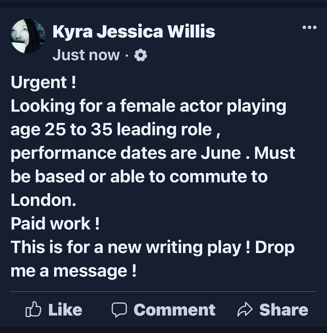 Urgent !!!! #casting #castingcall <a href="/MonsteersA/">MA Talent & Productions</a>