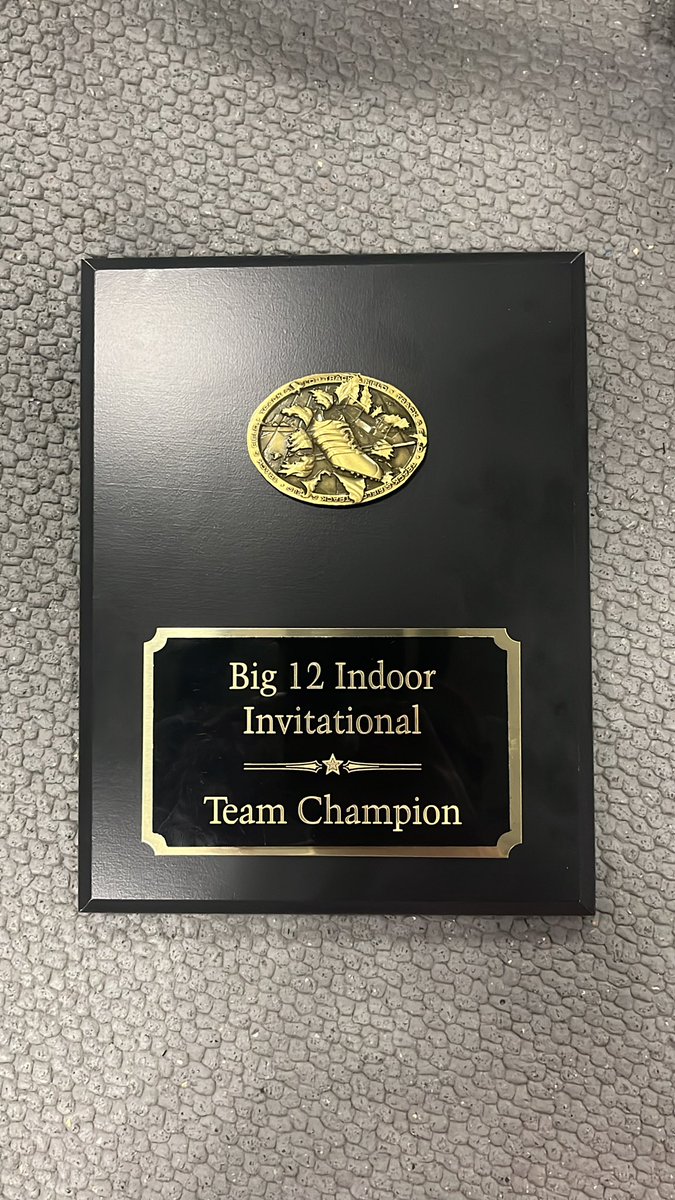 LadyIronTnF's tweet photo. 2022 Big 12 Indoor Champions!!! Great job Lady iron! https://t.co/KQSADiAN6m
