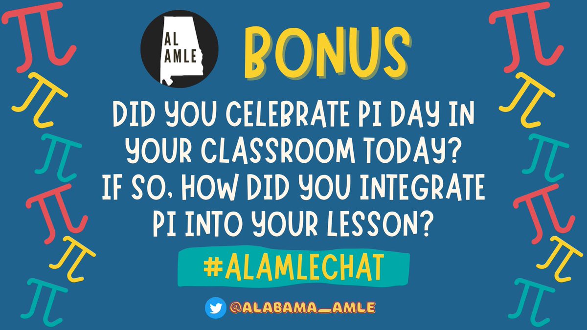 alabama_amle's tweet image. BONUS: Did you celebrate #PiDay in your classroom today? If so, how did you integrate Pi into your lesson?

#ALAMLEchat #ALAMLE