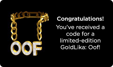 model8197's tweet photo. Limited Code: TC8UVRVMXFR9
(GoldLika: Oof!) https://t.co/hJHY4WBnJE