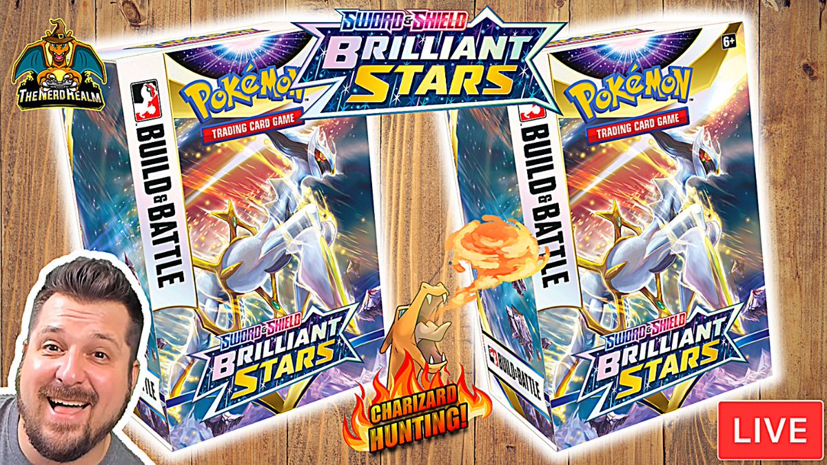 The_Nerd_Realm's tweet photo. Live Streaming Brilliant Stars Build & Battle Pokemon Cards Opening now on YouTube: https://t.co/FOmzuVzU5S
& Twitch: https://t.co/TWbYTn3g5H
Charizard Hunting!
#BrilliantStars #BuildBattle #CharizardHunting #Pokemon #LiveStream #TheNerdRealm #YouTube #Twitch #PokemonCards https://t.co/qO3ZEMqcF4