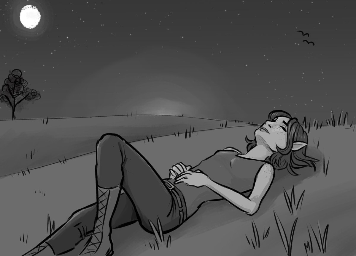 Eve_Draws's tweet photo. lil drawin' of my bard character. https://t.co/IuiZM2YO0K