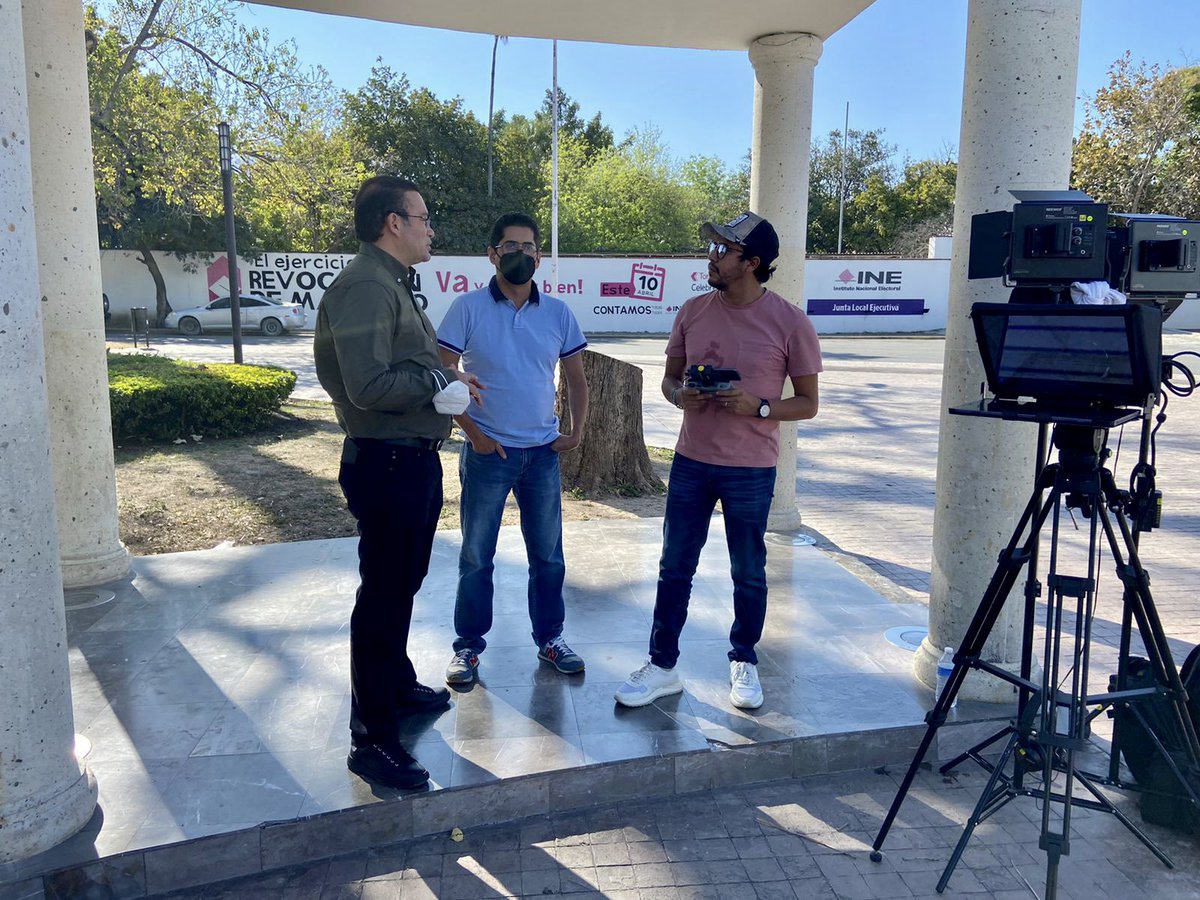 avidelvg's tweet image. Estoy convencido que el trabajo en equipo siempre da grandes resultados.

¡Día de producción! 📽🎞 
#Elecciones #México #InmersiónTotal #2022