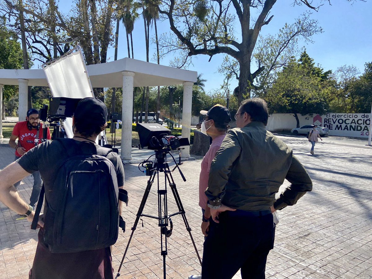 avidelvg's tweet image. Estoy convencido que el trabajo en equipo siempre da grandes resultados.

¡Día de producción! 📽🎞 
#Elecciones #México #InmersiónTotal #2022