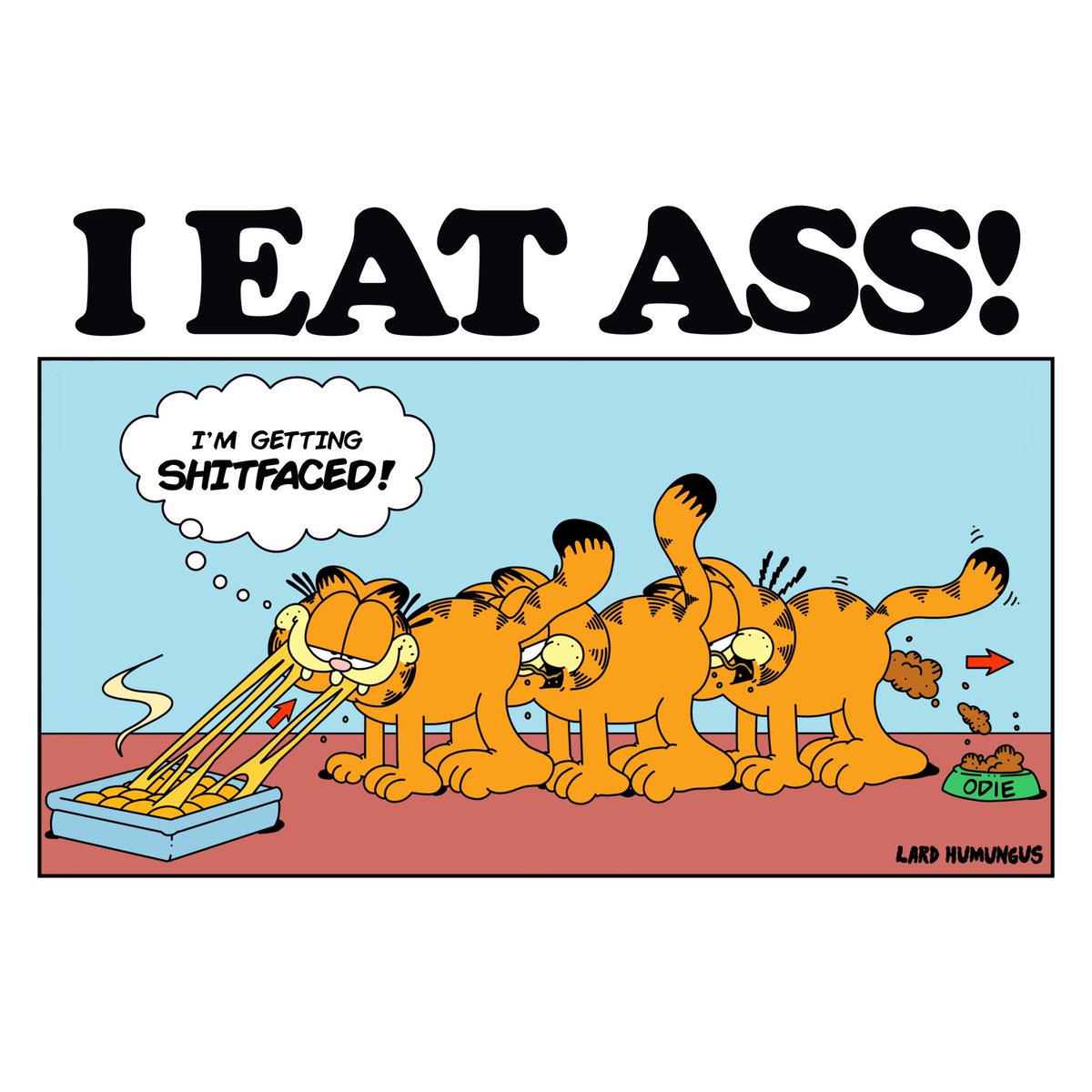 lardhumungus's tweet photo. I EAT ALL THE ASS! #garfield #ass #eat #yum #lardhumungus https://t.co/pPqVmhPwjV