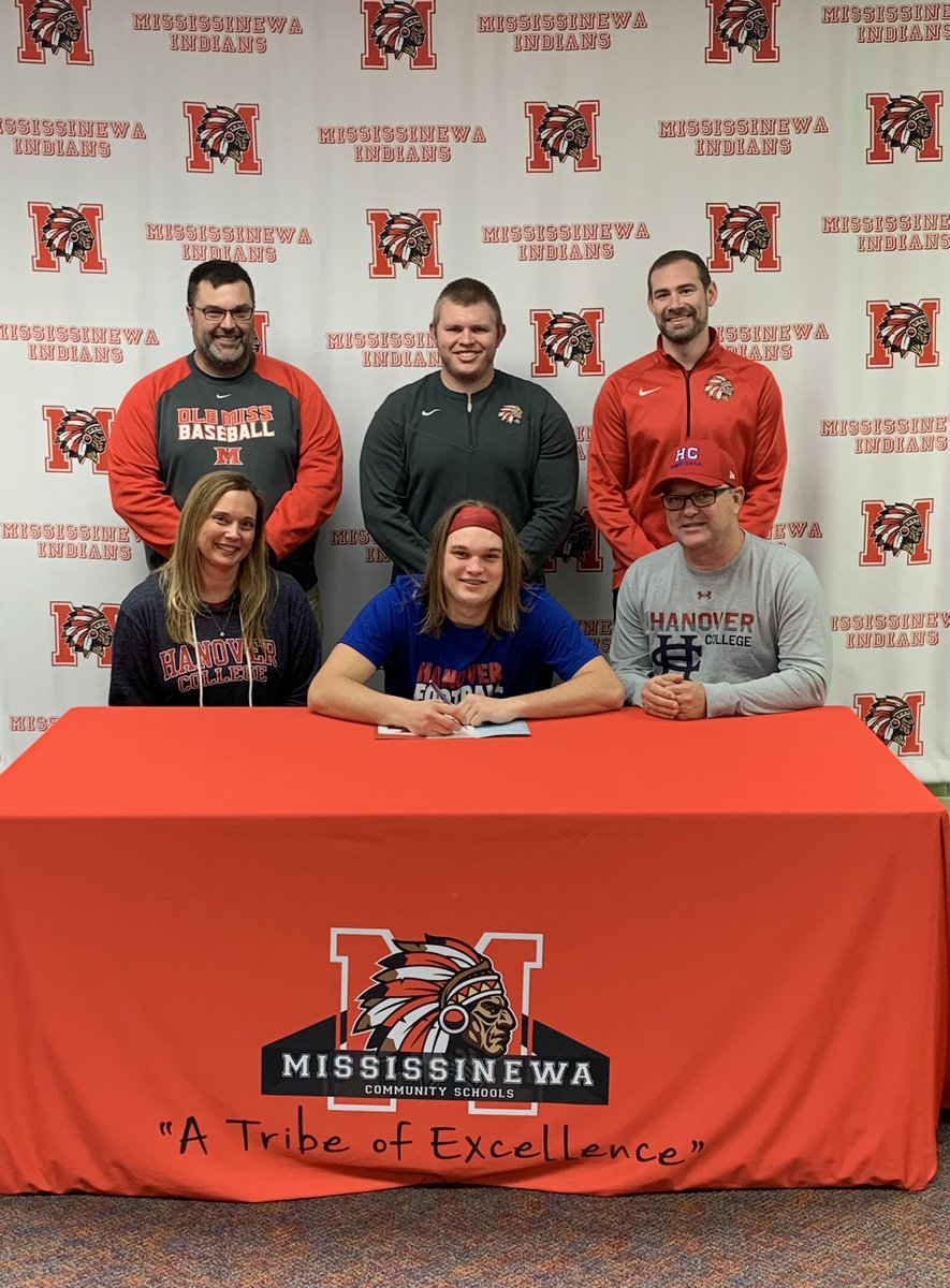 GoMHSIndians's tweet photo. Congrats to @LandryRock for signing to continue his academic &amp; athletic career at @HanoverCollege https://t.co/AuFU4xphLb