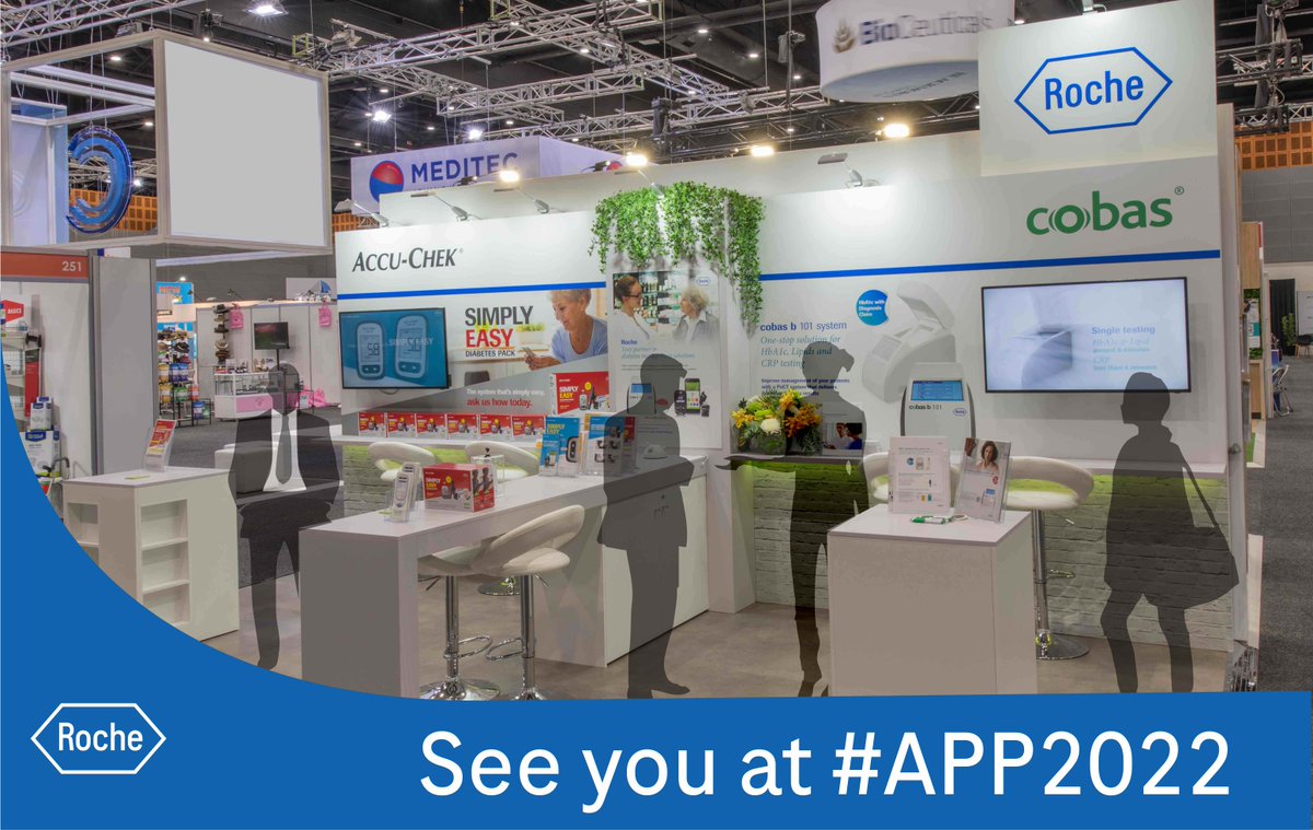 rochediaau's tweet photo. See you at #APP! Next week, Roche will exhibit the latest in #HbA1c testing at #APP2022. You can download the @APPConfAus mobile app from Monday 21st!
https://t.co/NInxq8fTeI
#APPConference #CommunityPharmacy https://t.co/7CJ9fZepjN