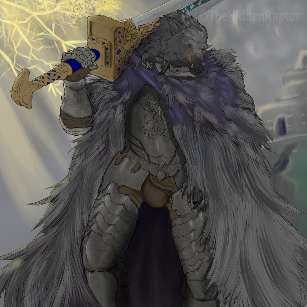 TheHiddenRaptor's tweet photo. "Well... We do have some time before the festival.." 

Nothing wrong with more Blaidd, the half wolf. https://t.co/BrsZLUAHiL