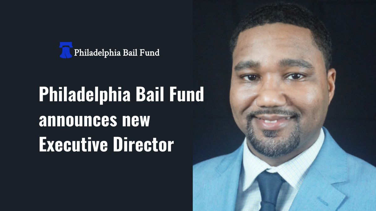 "I am both honored and excited to join the Philadelphia Bail Fund, its amazing team, its unwavering fight to end pretrial detention and the carceral state, and its deep work with the community to effect systems change." - Salih Israil, new ED
Read more: bit.ly/3CGnWAz