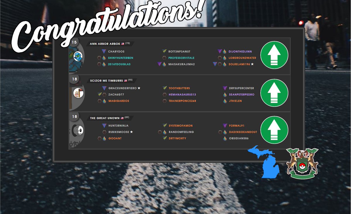 Huge congratulations to our Michigan &amp; Friends factions that all got a promotion this cycle!

<a href="/AnnArbok/">Ann Arbor Arbok</a> 
<a href="/ScizorMeTimbers/">ScizorMeTimbers</a> 
<a href="/thegreatunown/">G</a> 

And check our highlights from this weeks Spice Challenge with our guest <a href="/alytea/">AlyTea 🔜 Pittsburgh</a> who finished 1st for week 2! 🌶️🔥💪

youtube.com/watch?v=Ebh70H…