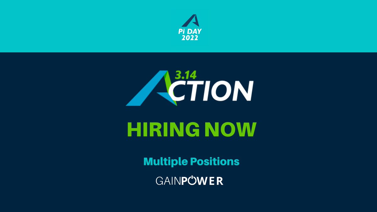 GAINPOWERORG's tweet photo. It's #PiDay so of course, we're featuring @314action They are celebrating 5 years of training and work to #ElectScientists - and we also love them because they post jobs on #gainpower. Visit: https://t.co/423woOCHtR or https://t.co/dm9GR9yp3y
#JobsThatAreLeft #JTAL #GAINPower https://t.co/Derfl6kn7J