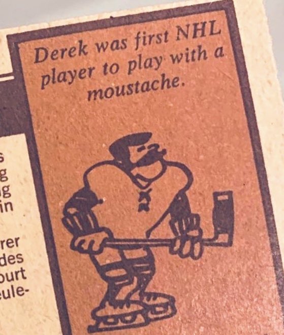 oldhockeycards's tweet photo. Whose cardtoon is this? And is it true..? 😁#MoustacheMonday https://t.co/6IMRUxlXPg