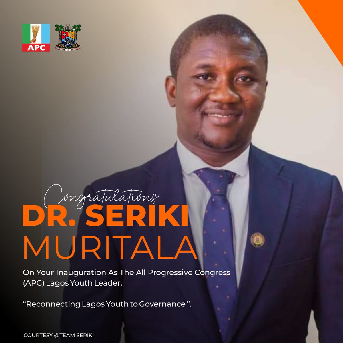 IpayeOfLagos's tweet photo. Congratulations To Our Very Own @Seriki_MI (LASUite)
I sincerely congratulate specially as you are now officially the @apc_lagos Youth Leader
May your Leadership favor the youth of lagos ๐
#WeAreLASU
#WeArePROUD https://t.co/olXW7jQz8S