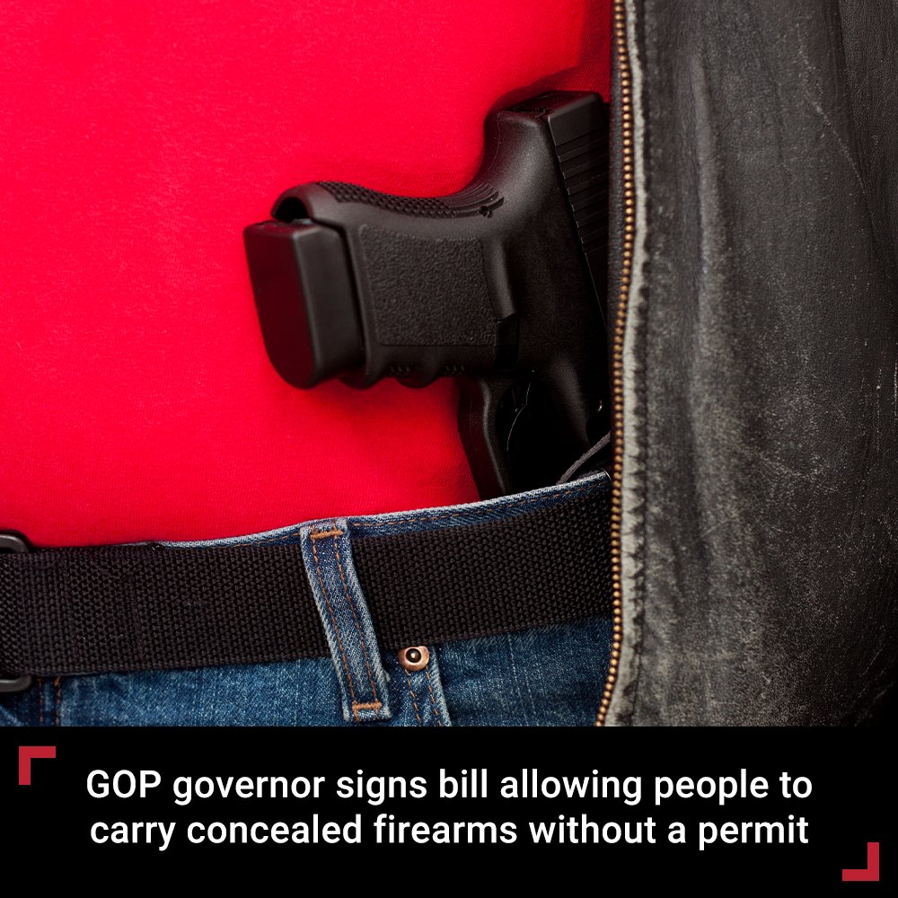 FoxNews's tweet photo. PULLING THE TRIGGER: Governor just made it easier for some Americans to protect themselves. https://t.co/ayFX8PJIsw https://t.co/DDCdzIku2n