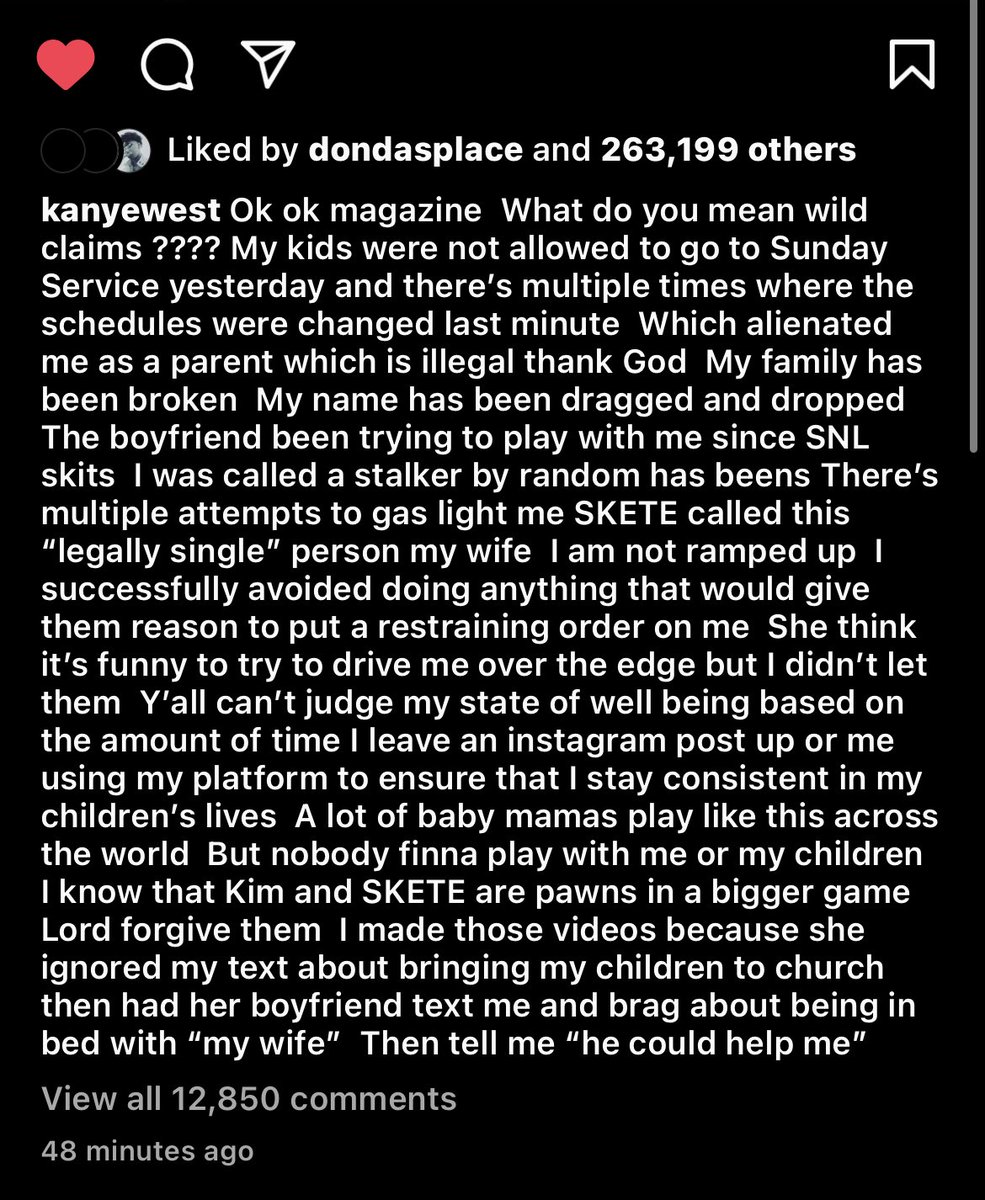 Kanye with a great summary.