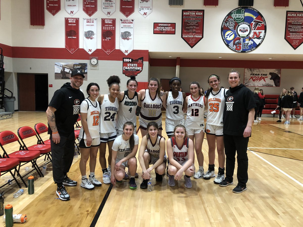 GreenBulldogsGB's tweet photo. What a fun night at the @wtcbca All-Star game! Big shoutout to Bri Hunt on and awesome game and Alyssa Ziehler for the game MVP! So fun coaching these girls again and watching their teammates cheer them on. Go Bulldogs! @Green_Bulldogs https://t.co/2feWpQKfR6