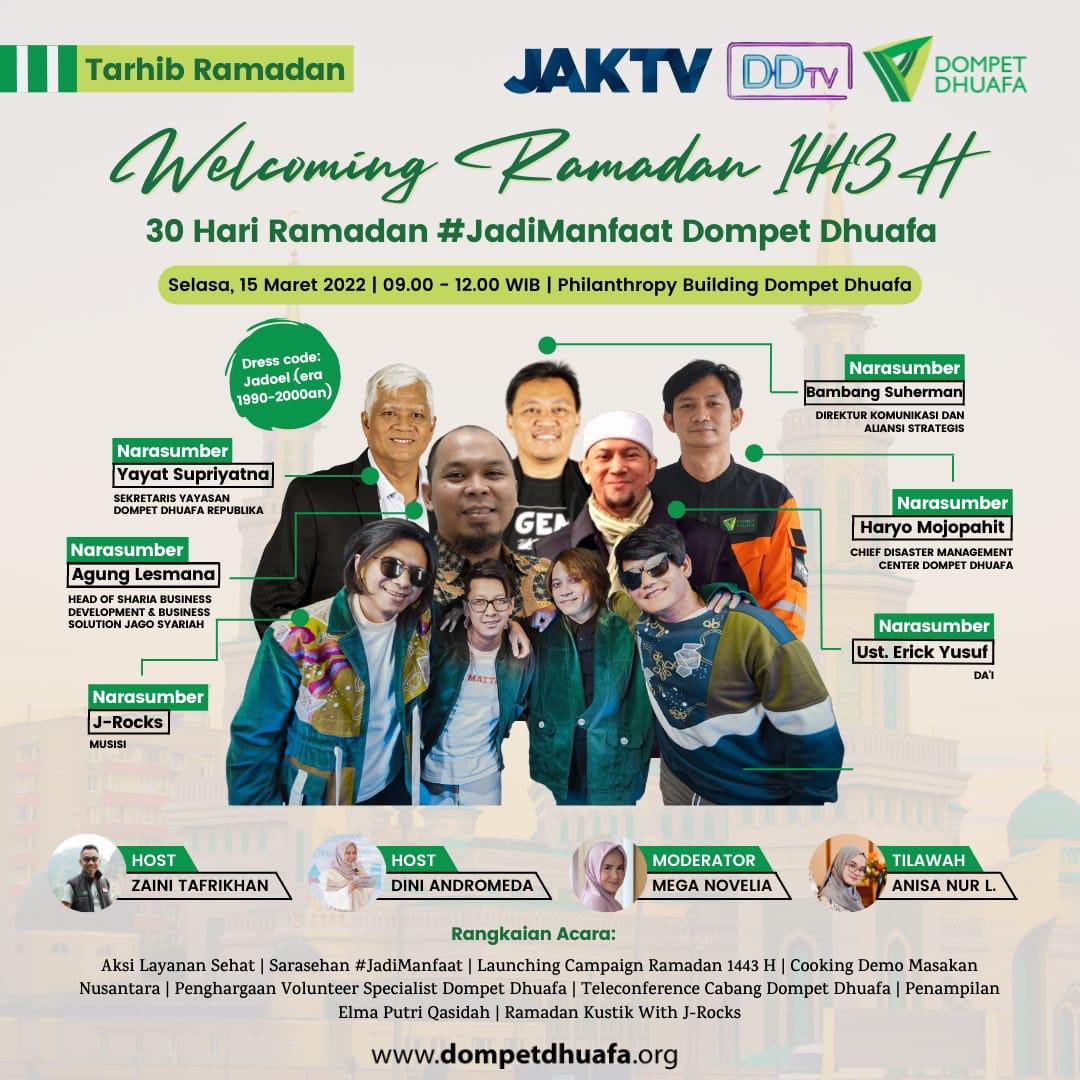 nfts_pr's tweet photo. Eh, guys. Ada tarhib ramadan yg meriah banget nih. Iya hari ini. Liat deh poster berikut. Langsung aja cusss dateng dan #JadiManfaat bersama @dompetdhuafaorg https://t.co/VNePAcG7RC