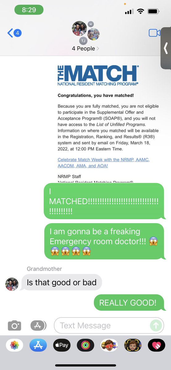 jazminsevillaMD's tweet photo. Happy match week to all my M4s, especially to all my first generation docs 🥺 you’re needed more than anything!! 💗 #Match2022 #EMBound #firstgen https://t.co/twub1n9prY
