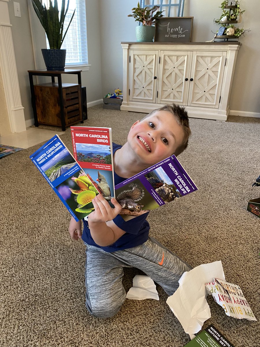 beesleyhh's tweet photo. Jackson loved the field guides when we checked out the Explorer Backpack. So he got his very own set for his birthday!! Thank you for introducing us to them, @LJWood_LHECMES! https://t.co/1zbitSriFw